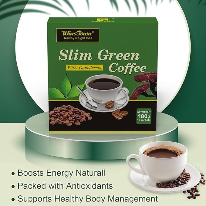 Slim Green Coffee with Ganoderma | Instant Coffee for Weight Loss, Appetite Control, Bloating, and Metabolism - Image 8