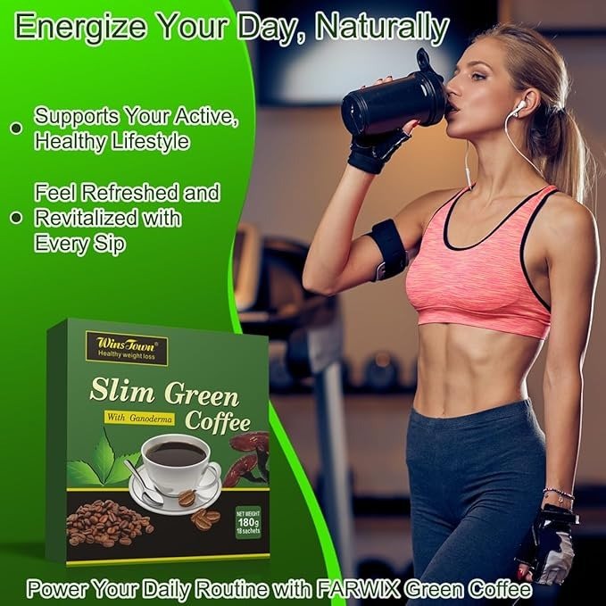 Slim Green Coffee with Ganoderma | Instant Coffee for Weight Loss, Appetite Control, Bloating, and Metabolism - Image 5