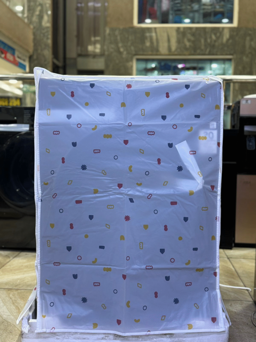 Washing Machine Cover Front Load/Top Load – Silver – Dust & Water Resistant – Kenya - Image 6