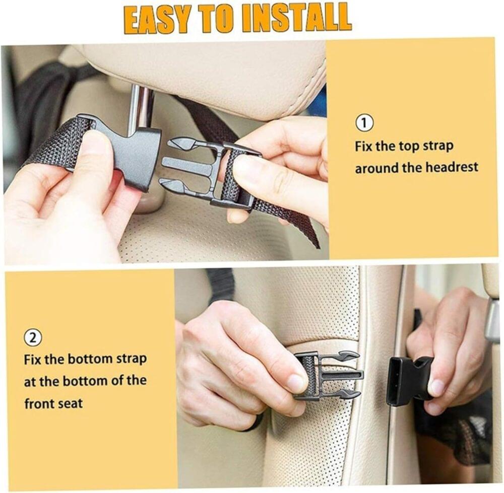 Pocket Car Seat Organizer Backseat with Tablet Holder, 24x17" Waterproof - Image 2